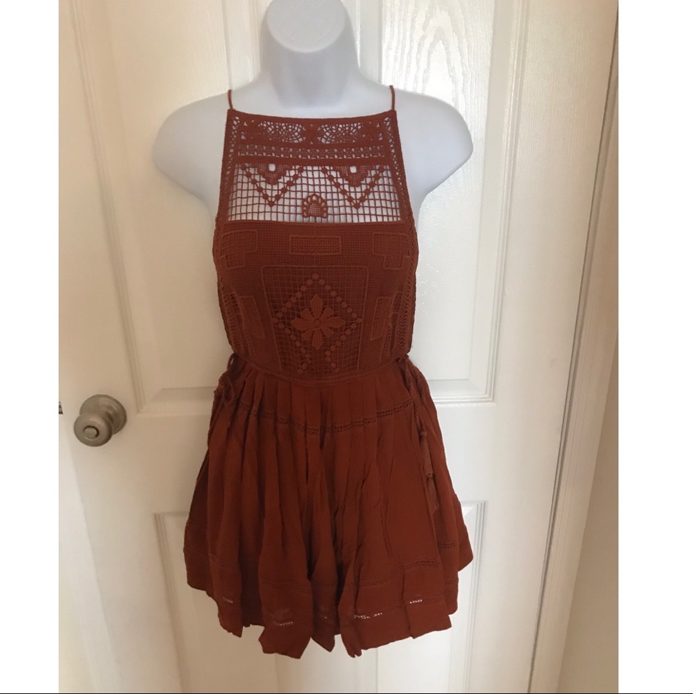 Free People Crocheted Tunic